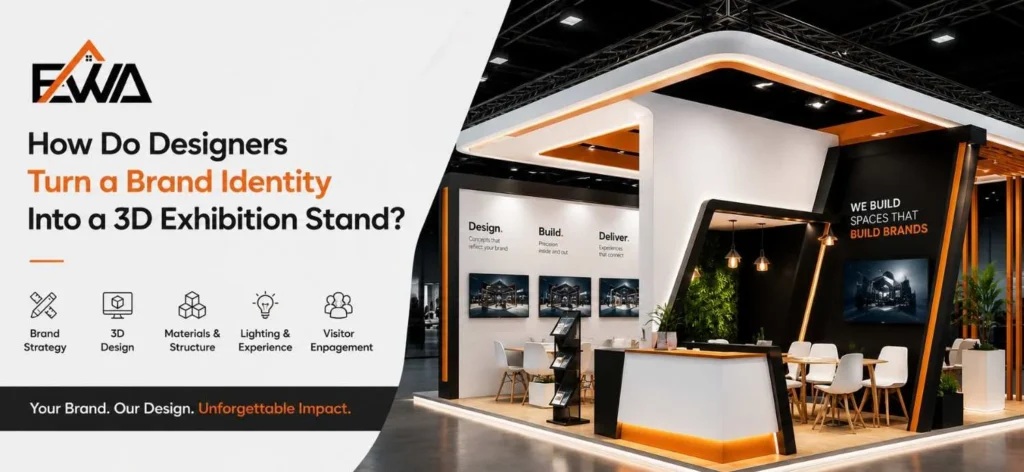 How Do Designers Turn a Brand Identity Into a 3D Exhibition Stand